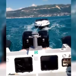 Mbeti në det të hapur me gomone, Policia Kufitare i vjen në ndihmë qytetarit