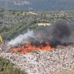 Elbasani nën renë e tymit toksik: Zjarri në landfill vijon prej 5 ditësh