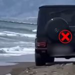 Qarkulloi me “G-Class” në breg të detit, gjobitet shoferi 23-vjeçar në Lezhë