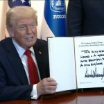 Trump nënshkruan librin e të ftuarve në parlamentin izraelit: Një fillim i ri