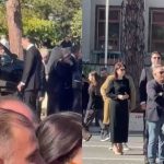 Ndarja nga jeta e Fatos Nanos, Lulzim Basha pret në radhë për të kryer homazhe