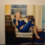 Piktura në pronën e Epstein paraqet Clinton-in të veshur me fustanin e Lewinsky-t