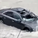 Makina bie në përrua në Klos, pasagjeri i mjetit nuk gjendet