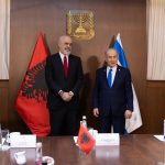 Rama në Izrael, takohet me kryeministrin Benjamin Netanjahu