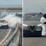 Skenë filmi në Brindisi-Leçe, grabitësit e armatosur sulmojnë furgonin e blinduar, zjarr me policinë (VIDEO)