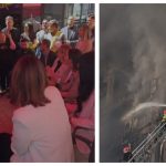 Ministrja Koçiu takim me banorët e kompleksit që u shkrumbua nga flakët: Do rindëtohen të gjitha apartamentet, do merrni bonus qeraje