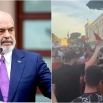 Rama publikon videon e incidentit me flamurin e LGBTQI në protestë: Kjo nuk është Shqipëria që po ndërtojmë