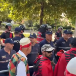 Hodhën sende të forta dhe mjete piroteknike në drejtim të Policisë, procedohen 30 protestues. Arrestohen 2 të tjerë