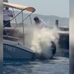 Mjeti lundrues mori flakë në mes të detit, shpëtohen 4 turistët gjermanë në Ksamil