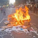 6 policë të plagosur gjatë protestës/ Reagon Ministri Demo: Dhuna nuk justifikohet, ruani qetësinë